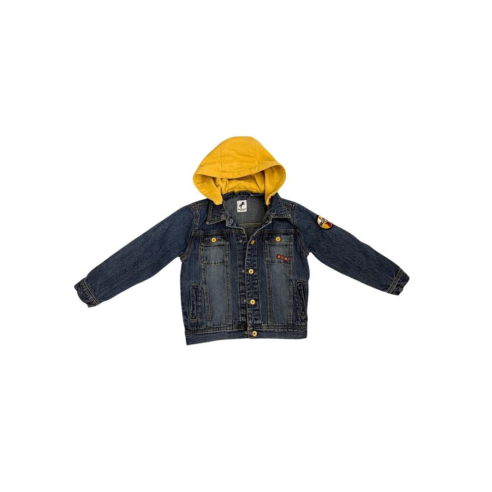 C&A Palomino Members Only Hooded Denim Button Down Jean Jacket Youth 6/7 (122)